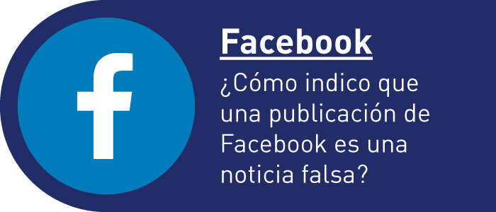 Facebook - Como indico que una publicacion de Facebook es una noticia falsa?